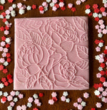 David Austin Rose Patterned Square Debosser