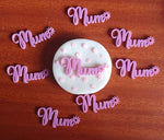 Mum with a Daisy Cupcake Acrylic Charm