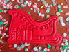 Santa's Sleigh with Presents Cookie Cutter & Embosser