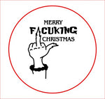Grinch Merry Fcking Christmas Debosser