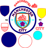 Manchester City Logo Multi Cutter 14 Piece Set