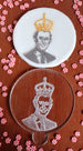King Charles Face & Crown  Debosser