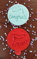 Congrats Graduation Cap Embosser