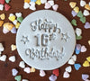 Happy 16th Birthday Stars Embosser