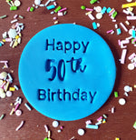 Happy 50th Birthday Embosser