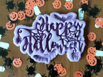 Happy Halloween Bat Cookie Cutter & Embosser