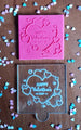 Happy Valentines Day Heart Debosser