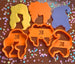 Sanderson Sisters Hair Cookie Cutters