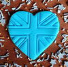 Union Jack Heart Cookie Cutter