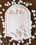 Mr & Mrs Rose Cookie Cutter
