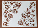 Rose Cascade Stencil