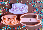 Cup & Saucer Cookie Cutter or Debosser