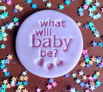 What Will Baby Be? Embosser