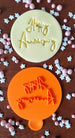 Happy Anniversary Script Embosser