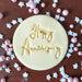 Happy Anniversary Script Embosser