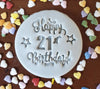Happy 21st Birthday Stars Embosser