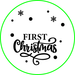 First Christmas Debosser you can personalise