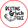 Resting Grinch Face Debosser